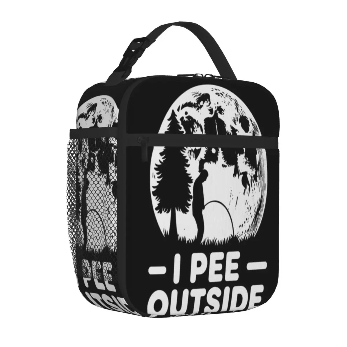 Hot Sale I Pee Outside I Love Peeing Outside Funny Camping Outdoor Preppy Portable Lunch Bag Homemade Bento Food Cooler Bag