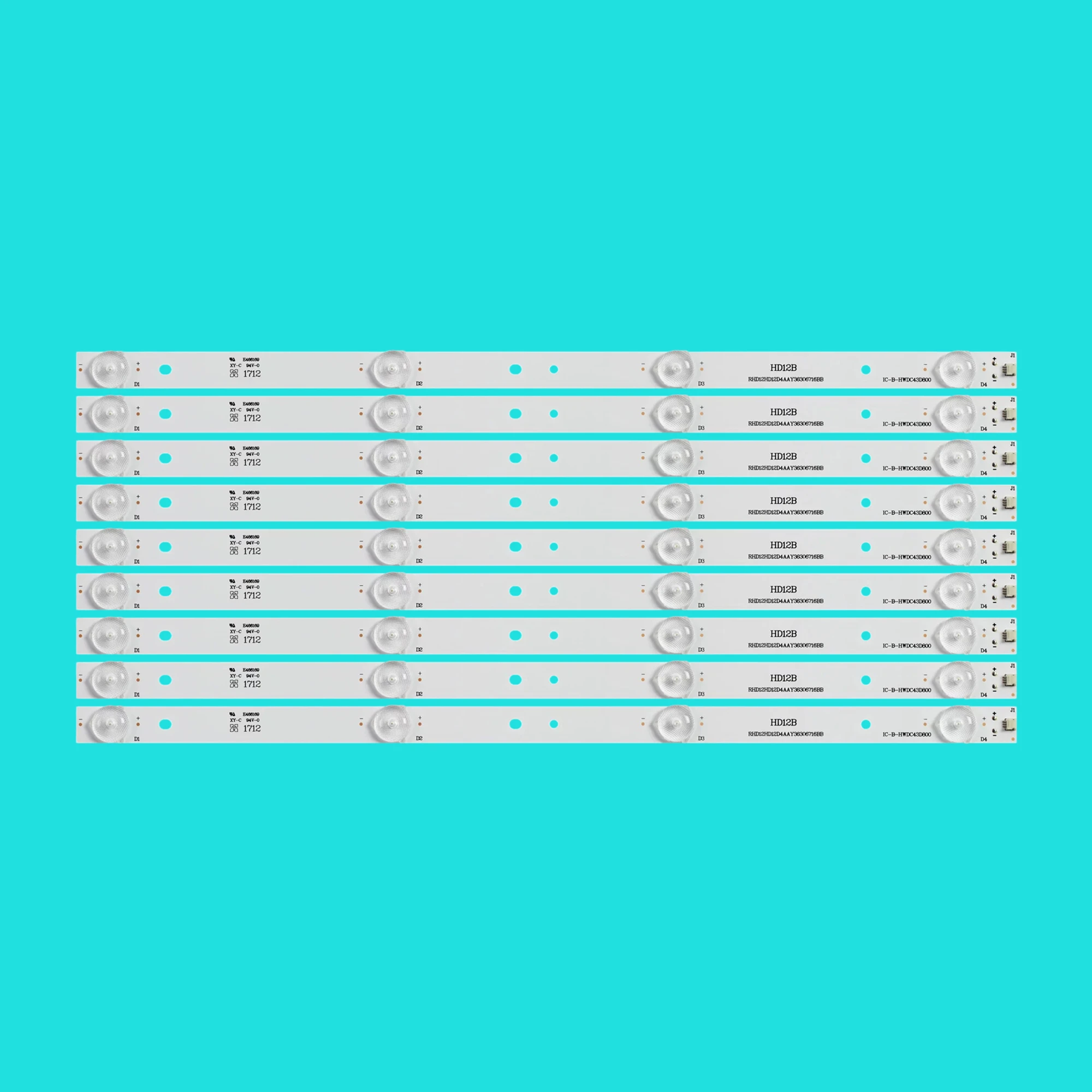 LED Backlight Strip For L43M5-AD L43M5-AZ L43M5-AU IC-B-HWDC43D800