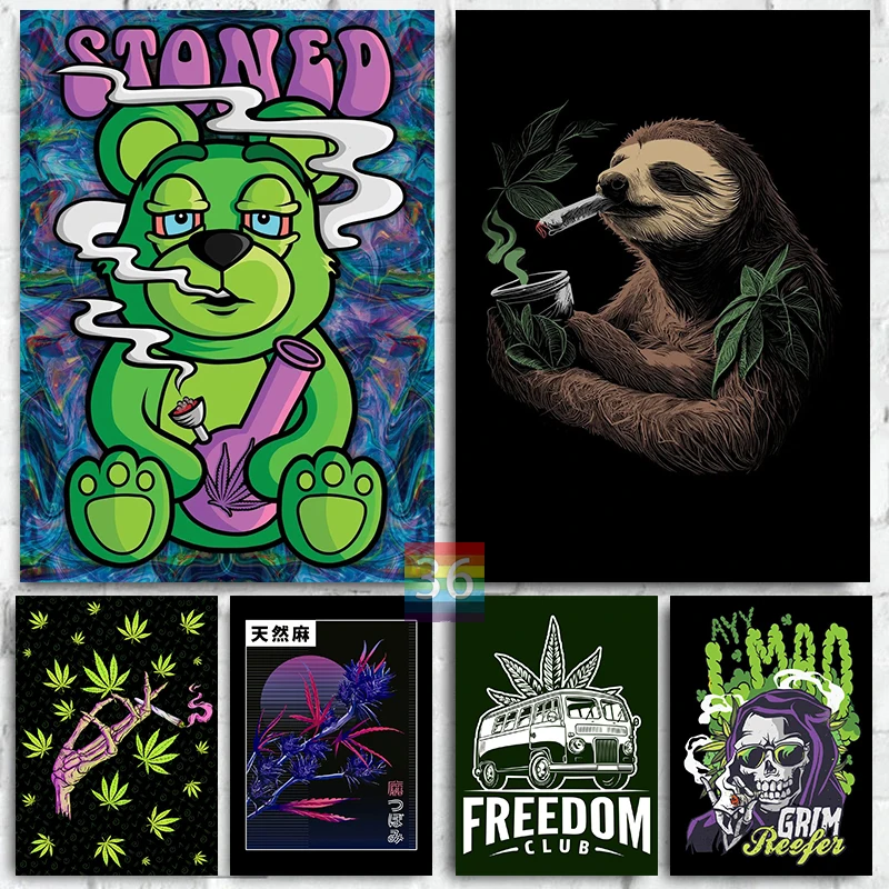 Smoking Leaves Weed…