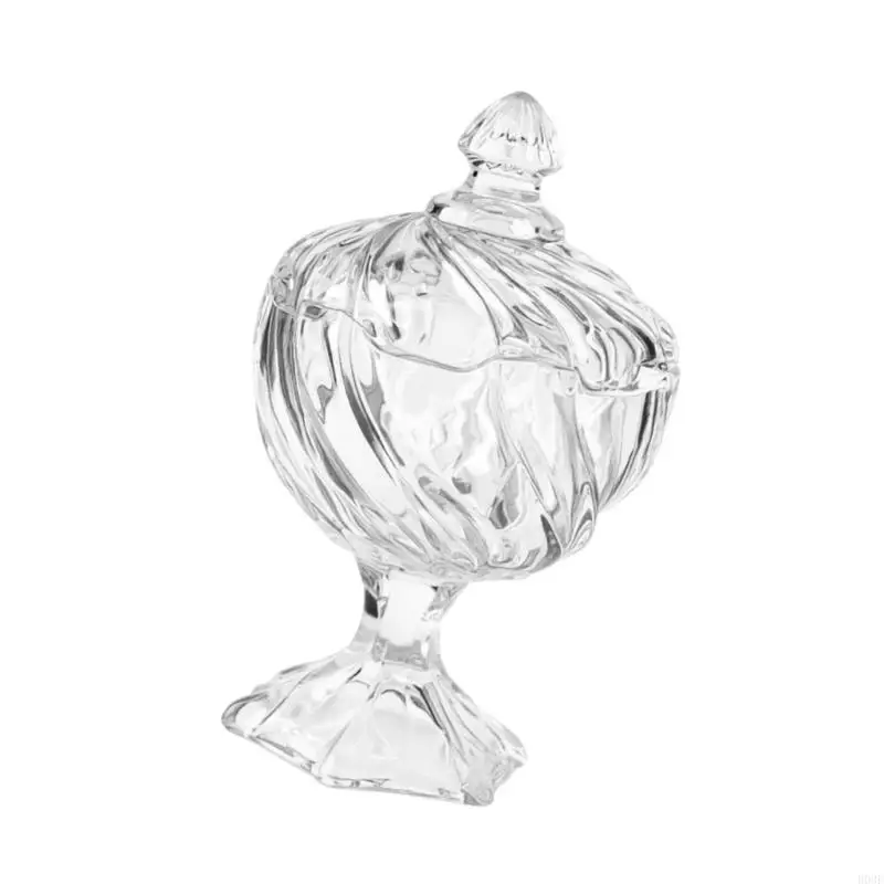 Gläser mit Deckel, Kristall-Süßigkeitsschalen, Schmuckschatulle für Hochzeit, dekorative Süßigkeitenschale, B03E – Detail 10