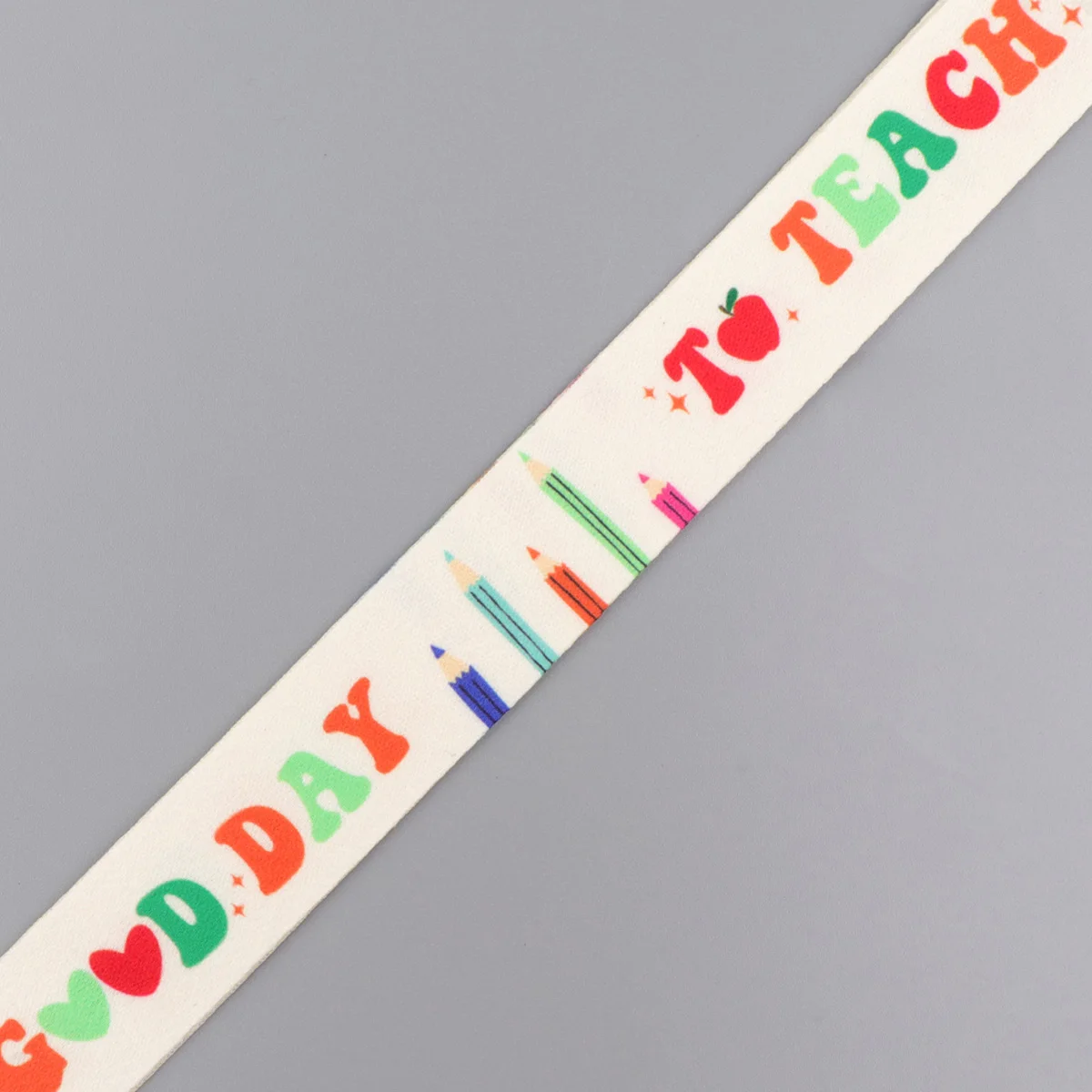 Apple Quotations Lanyards for Keys Pencil Neck Strap ID Card Cell Phone Straps Badge Holder Hang Rope Keychain Accessories