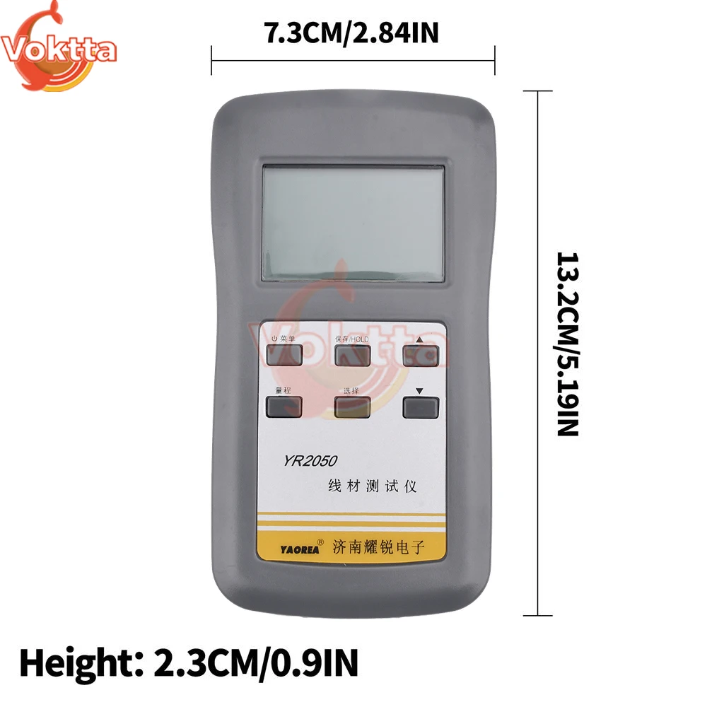 Imagem -05 - Bateria Resistência Interna Tester Microhmmeter Alta Precisão Yr2050 Yr1035 0.01mo a 1ko 001