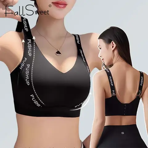 FallSweet 플러스 사이즈 여성용 브래지어 언더 와이어 없음 풀 커버리지 매일 브래지어 편안한 무선 미니마이저 브래지어