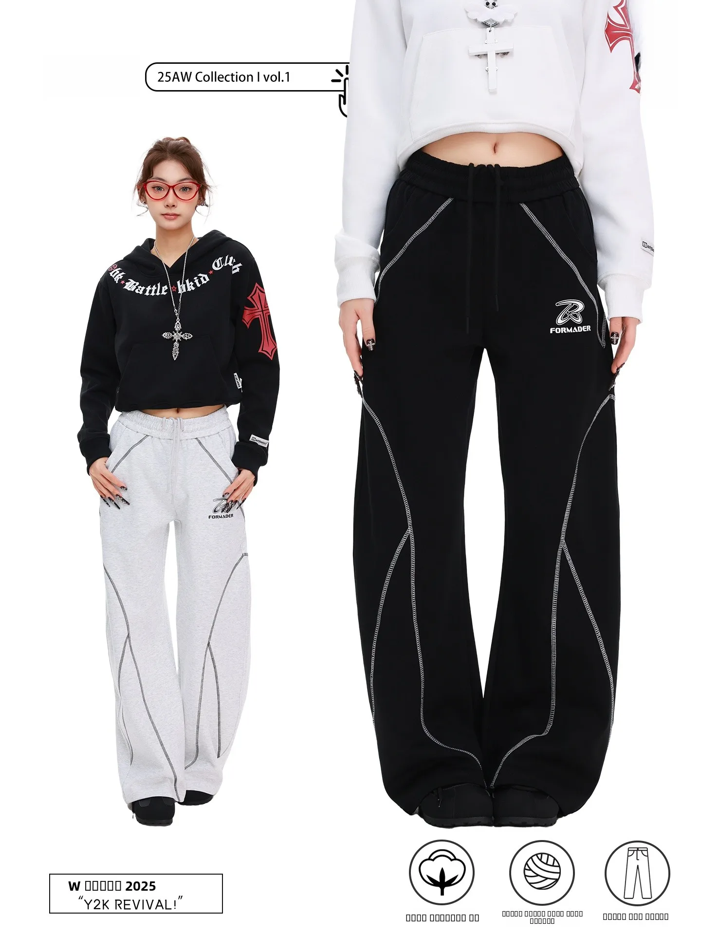 

Женские повседневные брюки с высокой талией и широкими штанинами для уличных танцев и поездок на работу, новые, в американском уличном стиле, свободного кроя, прямые брюки