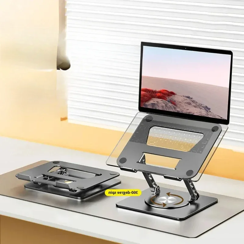 MC LS652 Подставка для ноутбука Складная подставка для планшета из алюминиевого сплава Поворотная подставка для ноутбука Macbook Портативный складной держатель Охлаждающий кронштейн Поддержка B