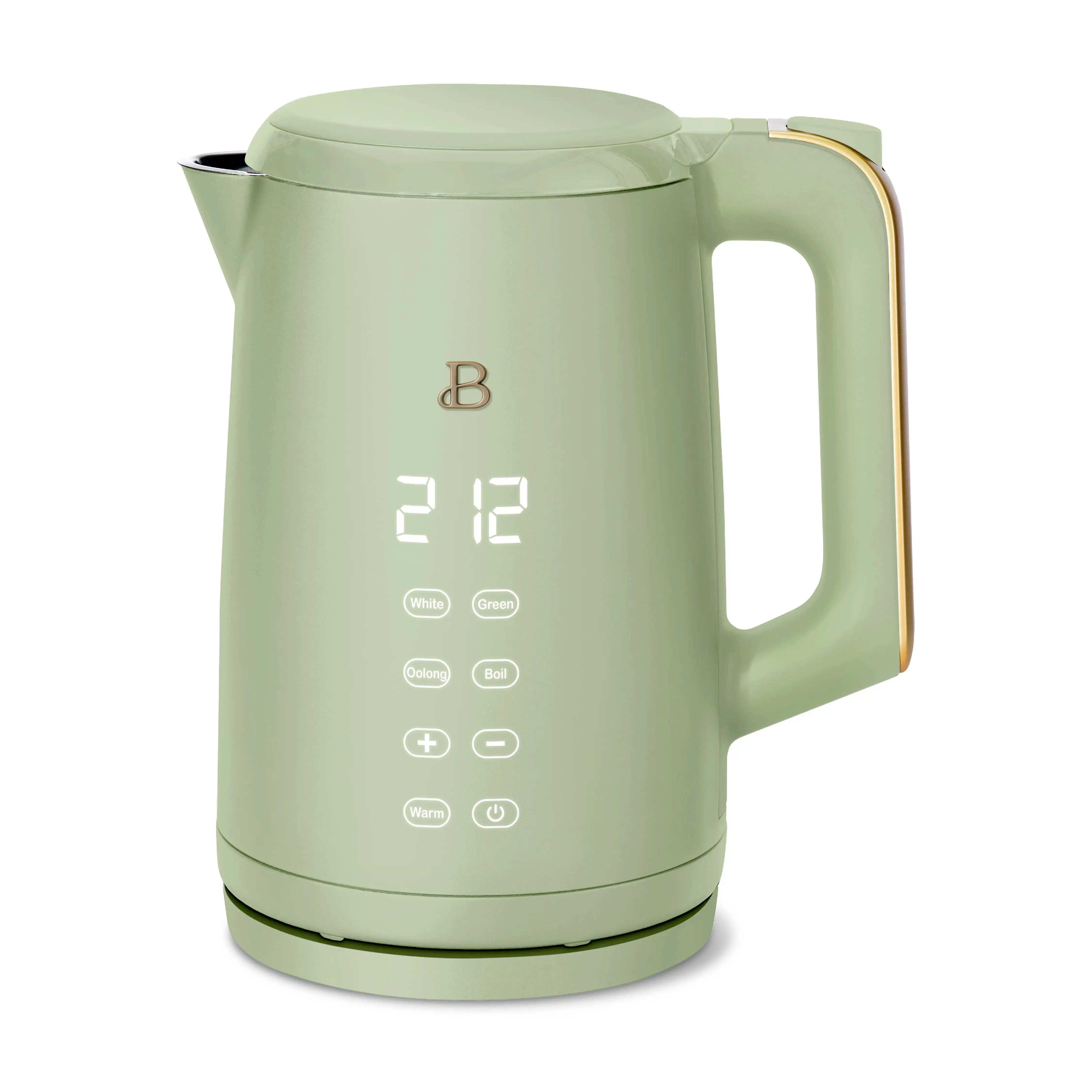 Beautiful 1.7-Liter Electric Kettle 1500 W with One-Touch Activation, White Icing by Drew Barrymore