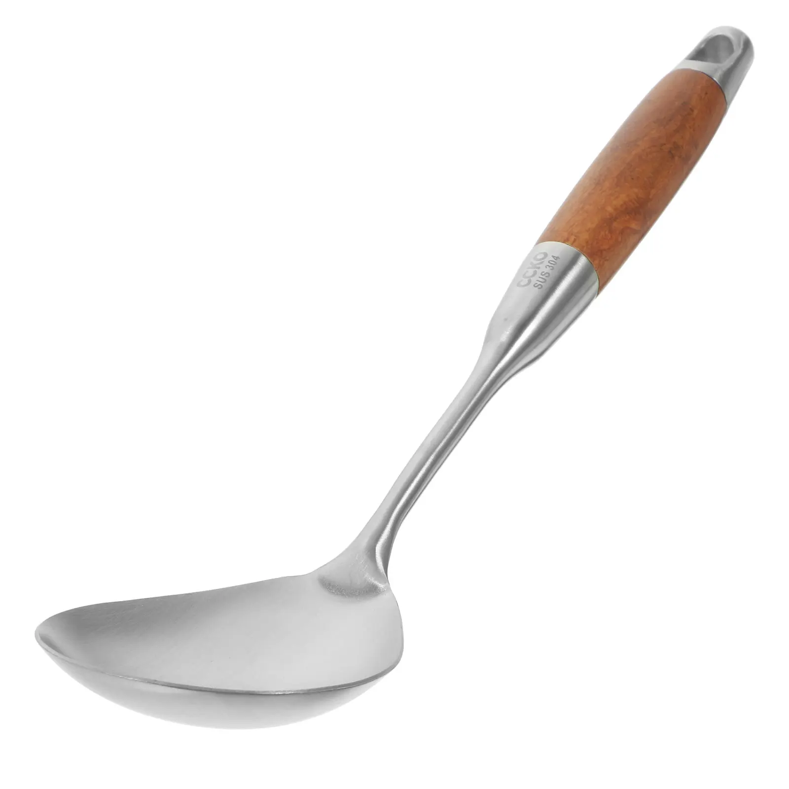 

Safe Reusable Stainless Steel Rice Spoon Smooth Surface Easy Storage Rice Paddle Scoop for Kitchen Cookware Household Use