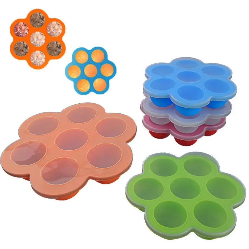 BPA Free Reusable Free Storage Crisper Egg Freezer Tray Bite Mold Food Storage Containers