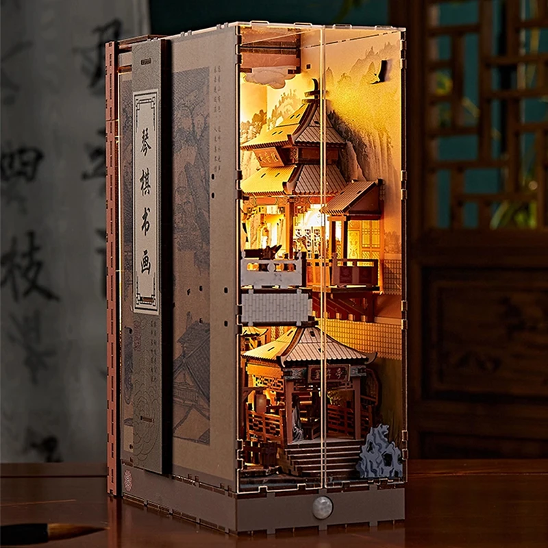 DIY Wooden Chinese Scholar Boo - Woodworking Kits For Kids ulasan dan harga