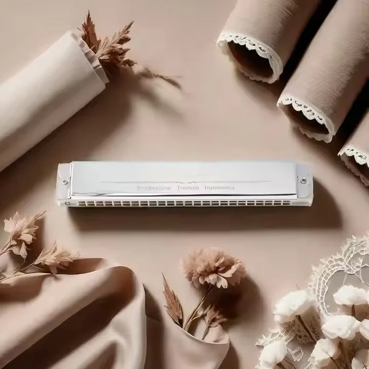 24-Loch polyphone Mundharmonika Advanced verkupfertes Performance-Instrument für Erwachsene, professionell