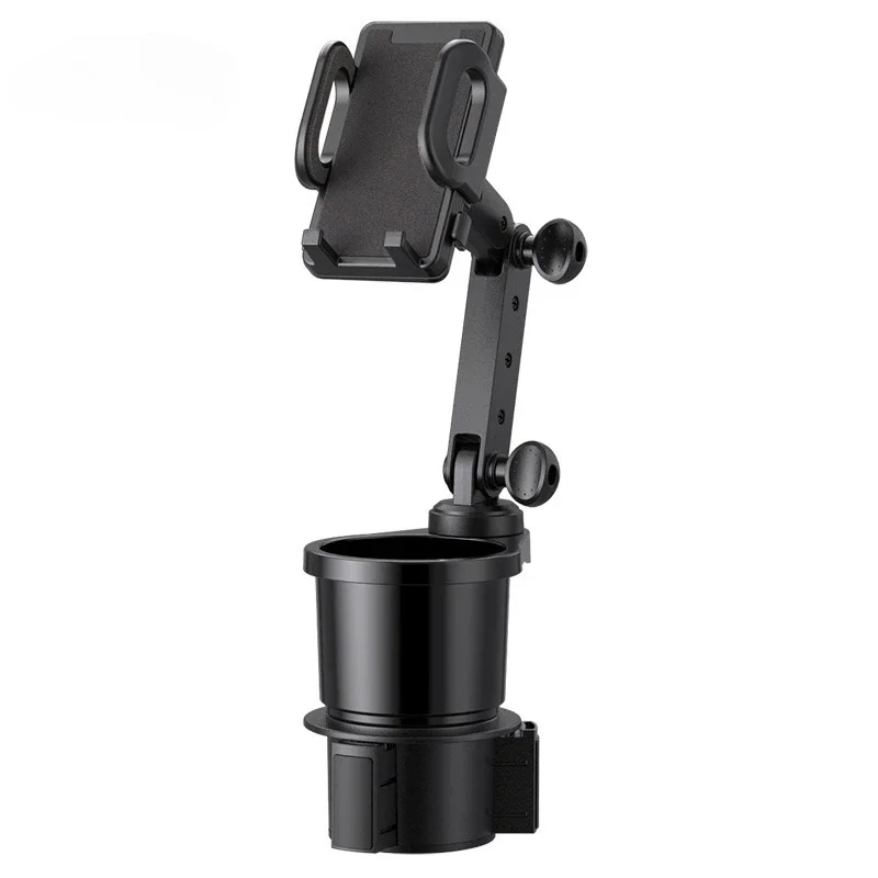 

2 In 1 Car Phone Holder Cup Holder Adapter 360 Degree Adjustable Car Cup for Bottle Beverage Auto Interior Accessory