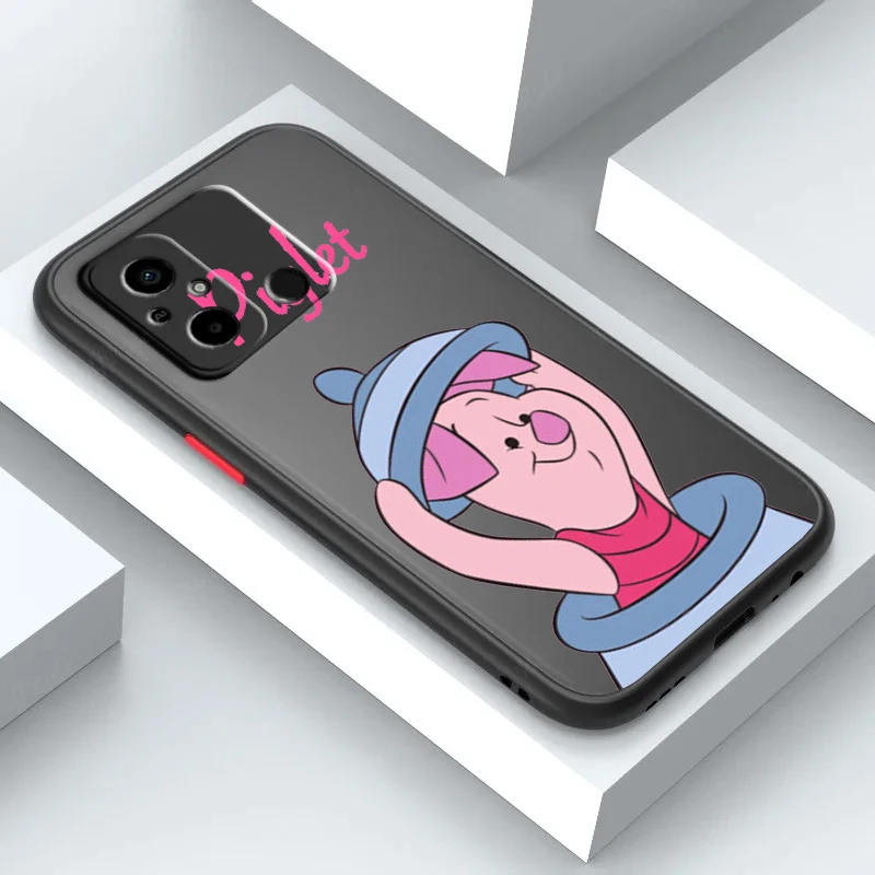 Anime Winnie The Pooh For Xiaomi Redmi 12 12C 10 11A 10X 10C 9C 9A 9AT 9 8A 8 Frosted Translucent Hard Phone Case Phone Case image 5