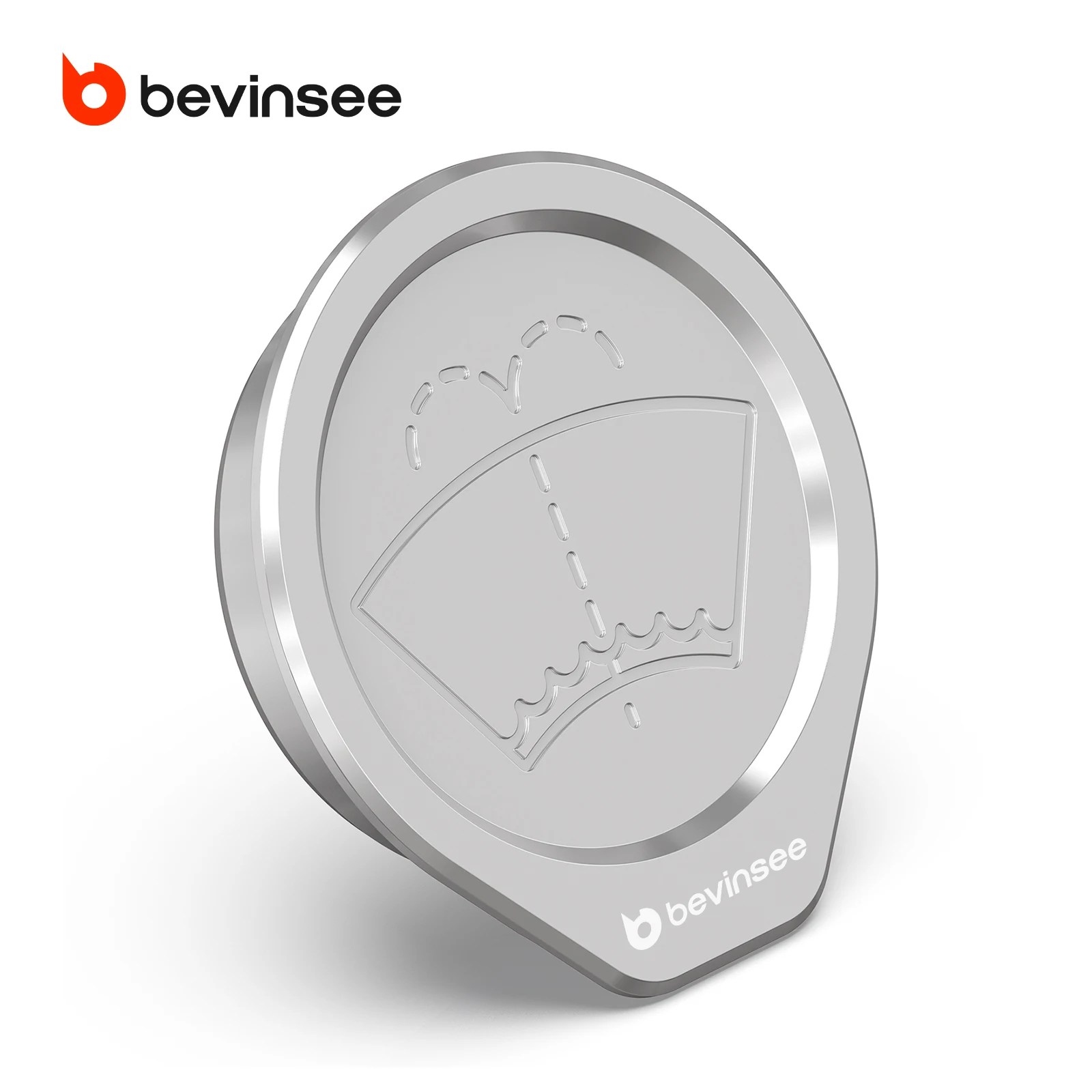 BEVINSEE Aluminium-Waschflüssigkeitsbehälterdeckel für BMW E46 320i 323i 325i 330i 320d 330d, Ersatz für 61667007970 – Detail 5