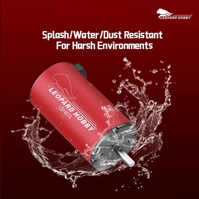 레오파드 하비 LBP4074 브러시리스 인러너 2150KV 2000KV 센서리스 4극 모터 RC 자동차 모델용