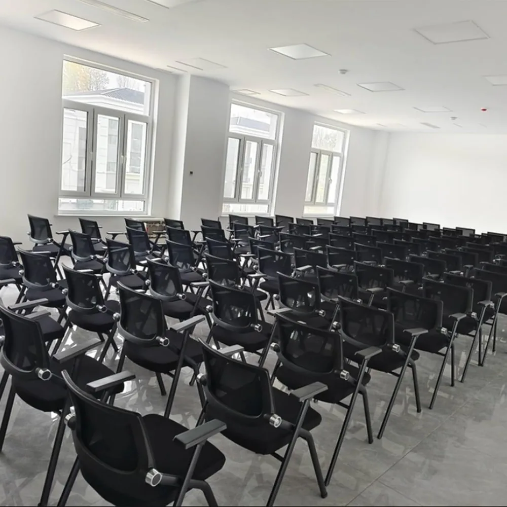 Multi-Functional Foldable Chair with Writing Board for Office and Classroom Meetings