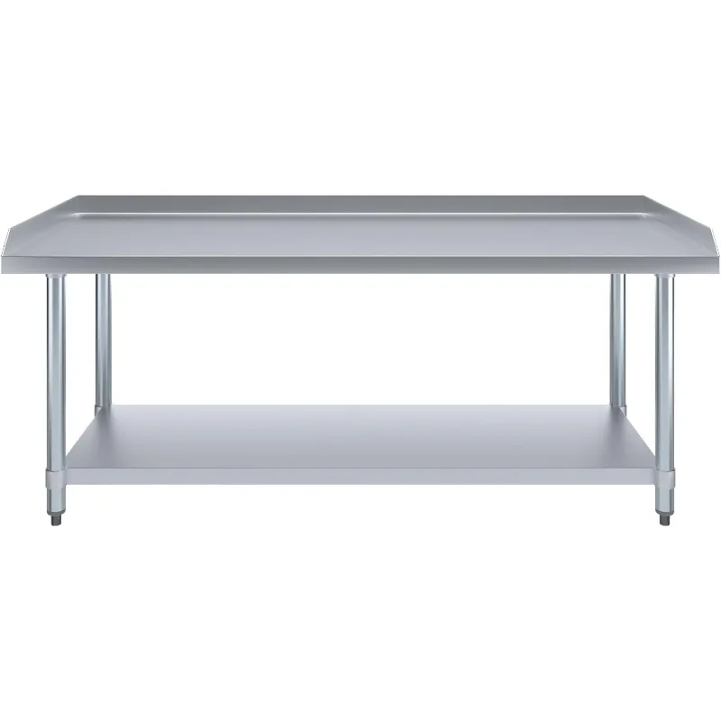 Stainless Steel Equipment Stand - Heavy Duty, Commercial Grade, with Undershelf, NSF Certified (24