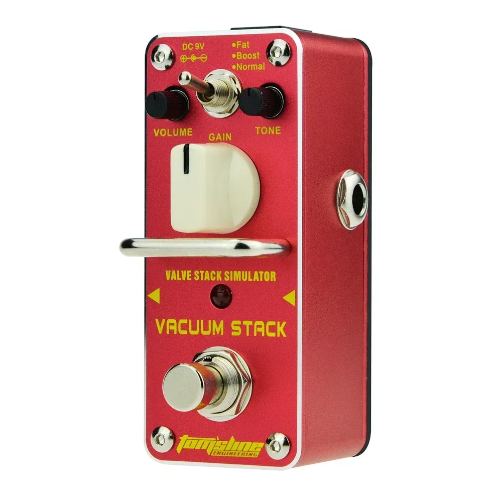 AROMA Vacuum Stack Electric Guitar Pedal Effect Simulator Effect Tube Amp Simulator True Bypass Pedal AVS-3 Guitar Accessories