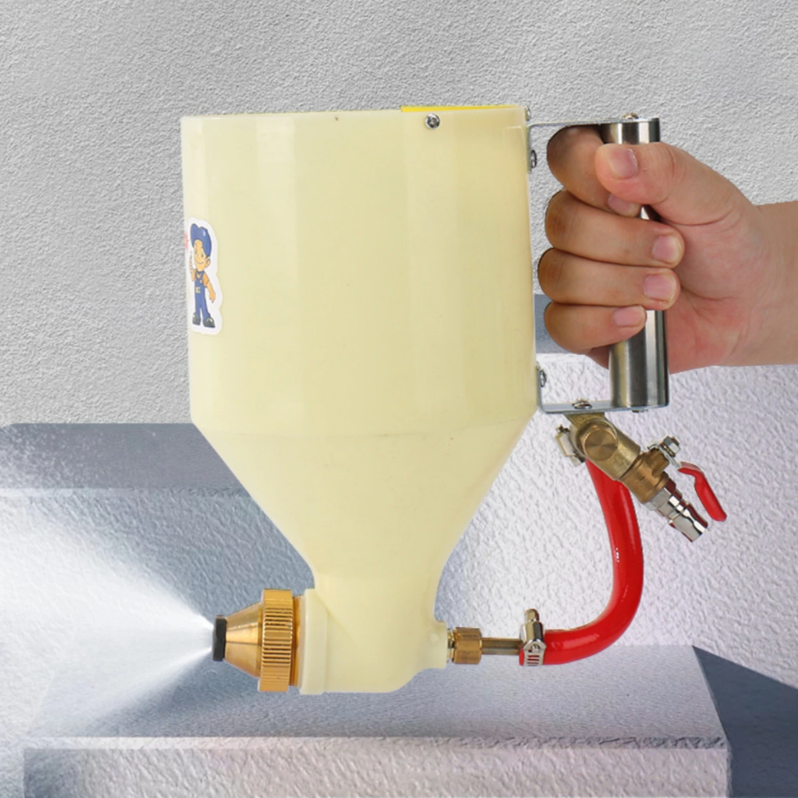 Stone Paint Spray Professional-Grade Texture Spray with Hopper Sprayer Heavy-Duty Sturdy for Contractors