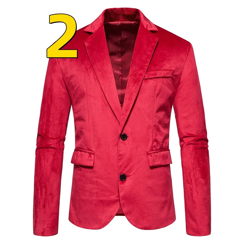 M10201 Korean style slim fit light business jacket