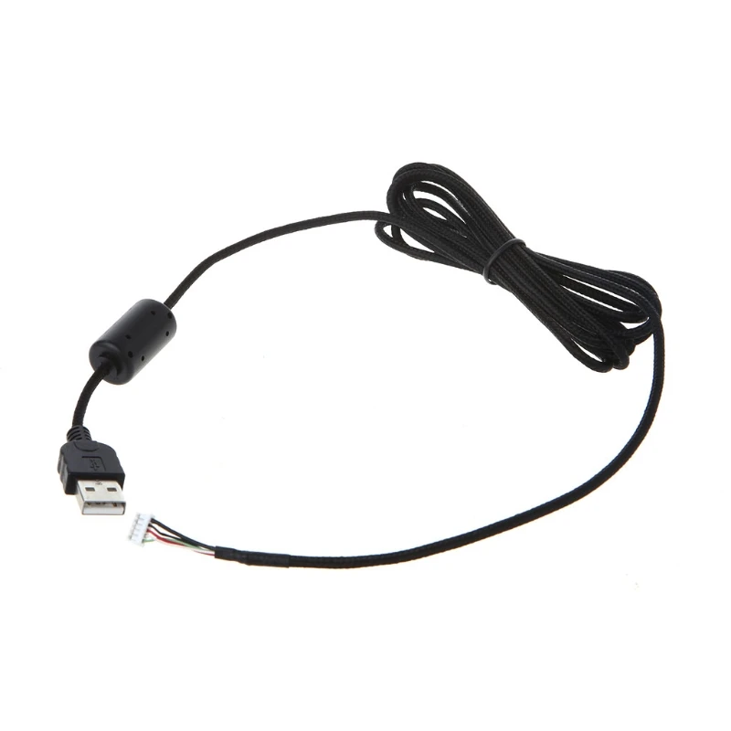 Kabel Mouse PVC Lembut Kabel Mouse Pengganti Garis Mouse Tahan Lama untuk Mouse Gaming G500 2.2 Meter