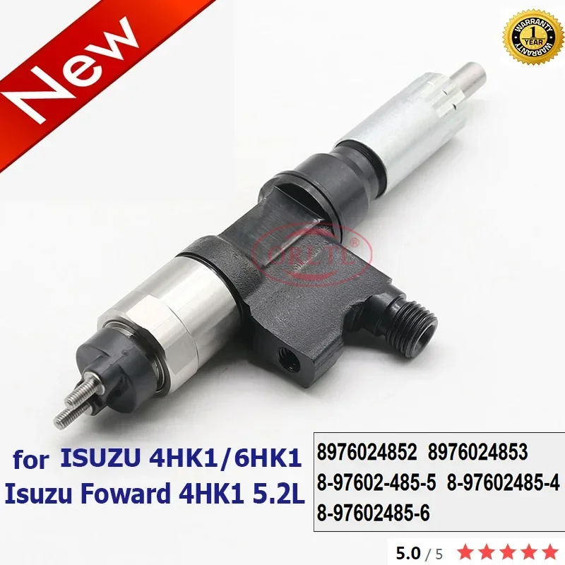 

ORLTL 8976024852 8976024853 New Injector 8-97602-485-5 8-97602485-4 8-97602485-6 For Isuzu Foward 4HK1 5.2L /4HK1/6HK1