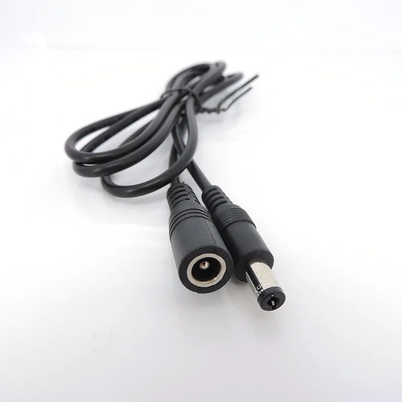 5.5mm 2.1mm DC Extension Cord Wire Male Female Power Cable For CCTV Security Cameras W28