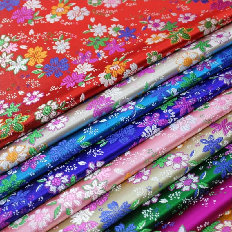 

Chinese-style cheongsam children's wear silk fabric hand-woven jacquard brocade