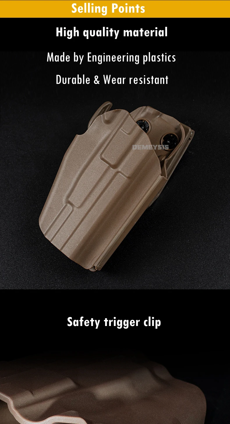 Tactical Gun Holster for G17 20 21 22 37 SIG P226 Hunting Shooting Pistol Waist Holsters Airsoft Combat Gun Case