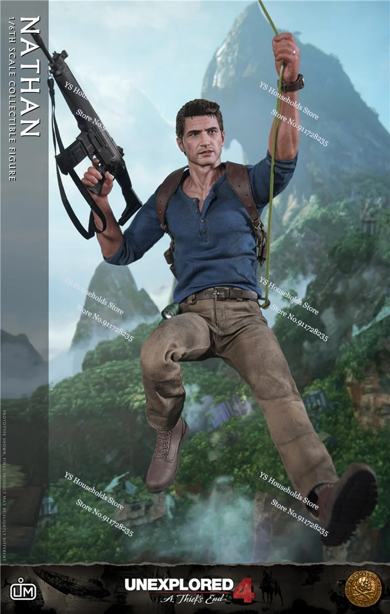 Limtoys LIM012 1/6 Nathan Collectible Action Figure Unexplored Sea Area ภาพยนตร์ Original ที่ละเอียดอ่อนของเล่น 12 "ชุดทหาร