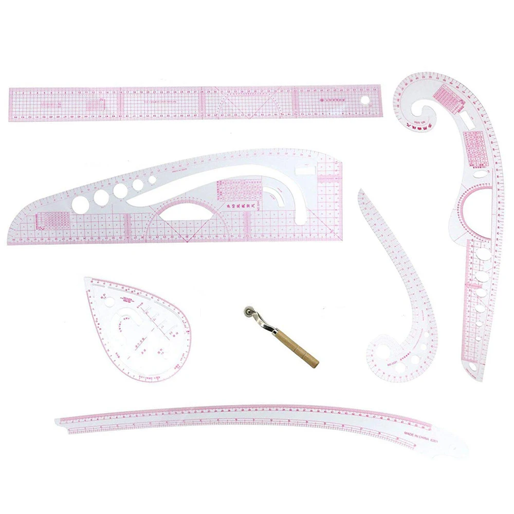 Dress Ruler Set Multi-function Sewing Dress Ruler Set Measure Tool for Dressmaking Tailor Clothes Design Making Tools