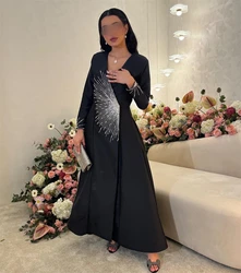 Customized Jiayigong s Beading  A-line V-neck Bespoke Occasion  Anke Length