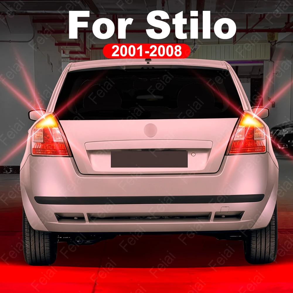 LED Brake Light Stop Bulb For Fiat Stilo Multi Wagon 2001 2002 2003 2004 2005 2006 2007 2008 Car Accessories