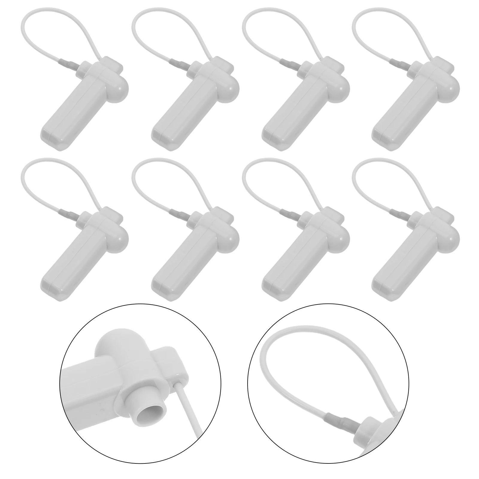 

20Pcs Magnetic Lock Clothing Tags Anti-Theft Hard Security Tags Reusable Alarm Labels for Retail Clothes Shoes Hats Merchandise