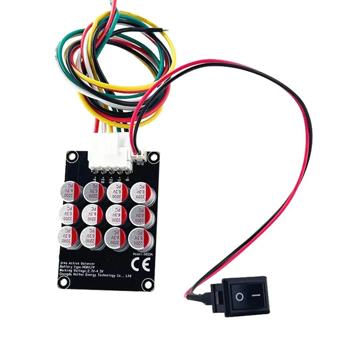 

SSR For Lithium Battery Active Balancer 3-4S 5A with Swich 12V 48v Lifepo4 Battery Cell Equilizer Balancing Module