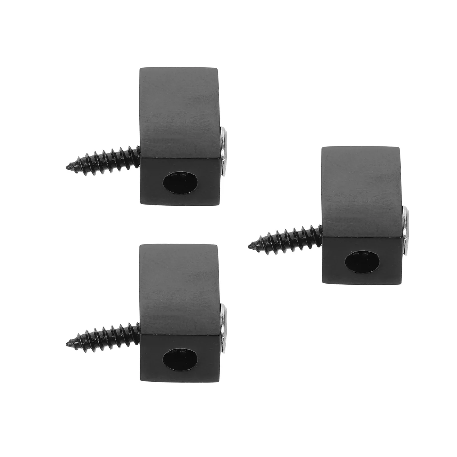 

3pcs Headless Guitar String Locking Nut Electric Bass Bridge Retainer For Quick Assembly Stable Tuning Replacement Parts Guitar