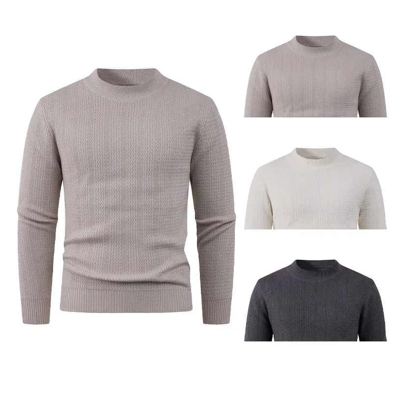 الرجال محبوك جولة Ne سترة الخريف الشتاء Thiened عارضة Sle الداخلية irt قاعدة طبقة irt مريحة للتنفس #5