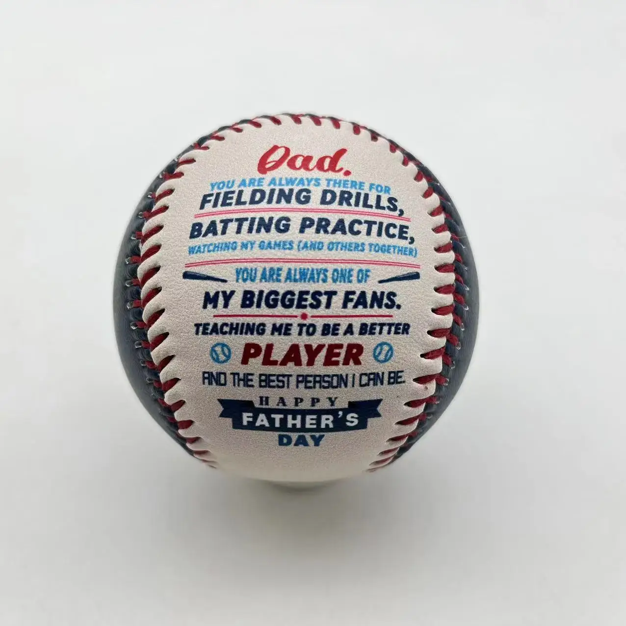 Baseball Digital Color Printing Father's Day  DIY Handmade Sewn