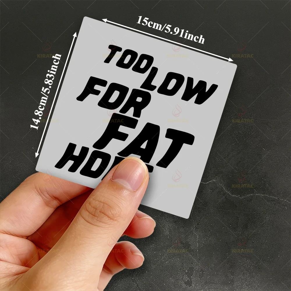 1PC Low Profile Style Text Sticker,Waterproof Vinyl Decal for Motorcycle Fairing & Car Window,Custom DIY Decor,Holiday Gift