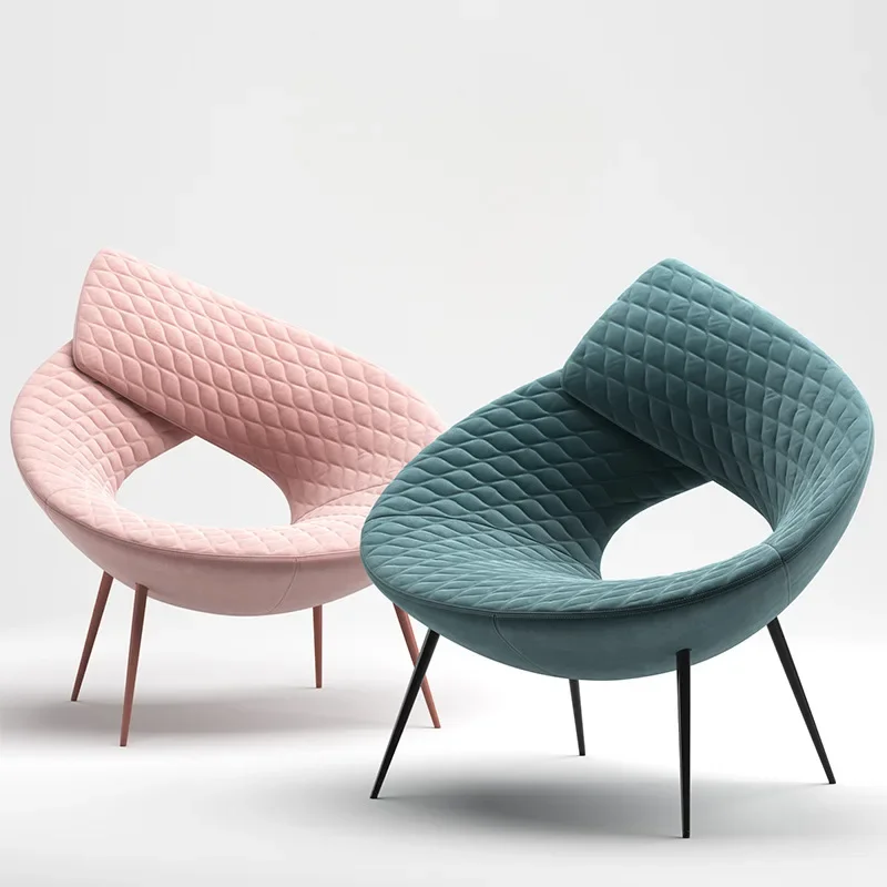 كرسي ترفيهي فردي مقعد قماشي لغرفة المعيشة