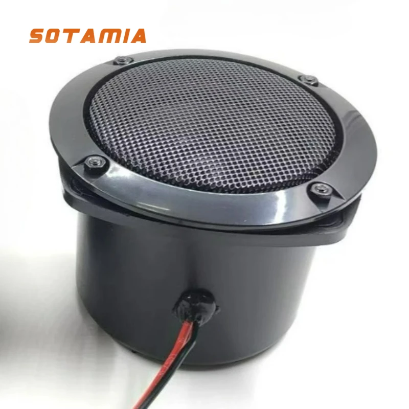 

SOTAMIA 1Pcs 3 Inch Subwoofer Passive Speaker 4 Ohm 20W Bass Diaphragm Anodized Aluminum Waterproof Basin Electric Car Speaker