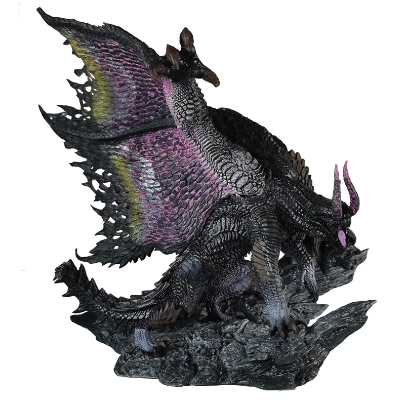 

Monster Hunter Gore Magala Figure Dark Dragon Anime Figurine Model 21cm Desktop Car Tabletop Decoration Statue For Game Fans