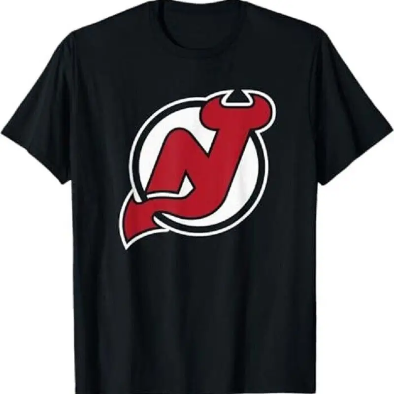 N3w J e r s e y Devils Ic0n Black Officially Licensed T Shirt