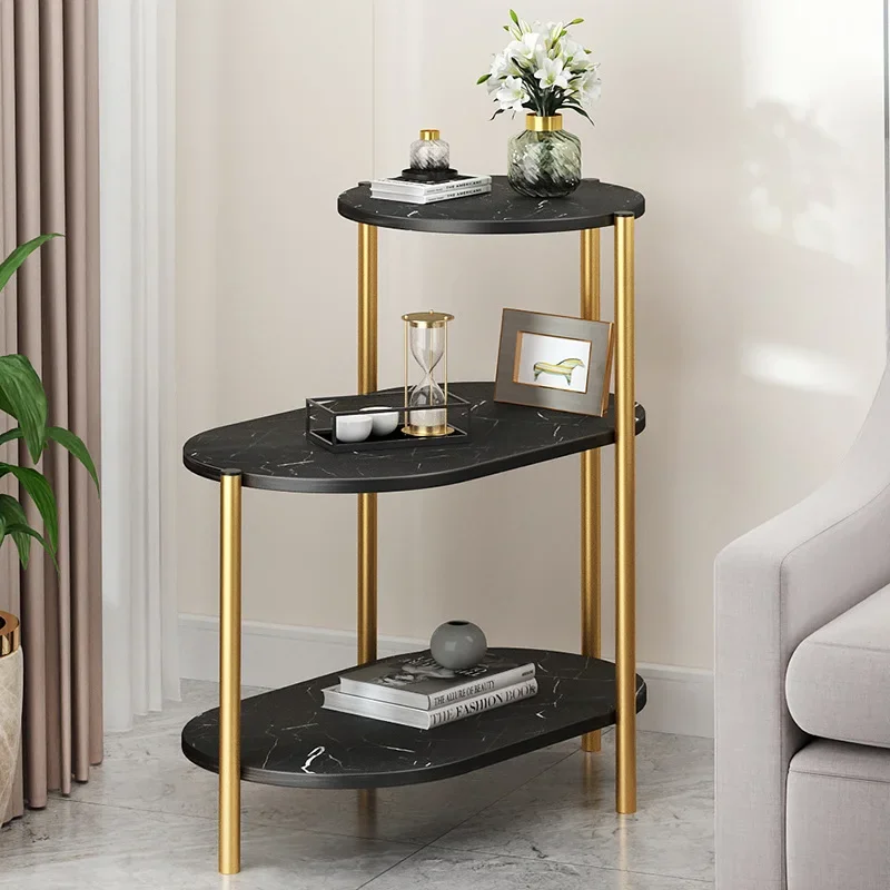 

Nordic light luxury side table living room sofa corner a few movable multi-layer small coffee table small apartment multi-functi