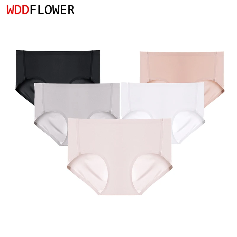 3 Pack Women Silk Briefs 100% Natural Mulberry Silk Lining Middle Rise Thin Panties Underwear Lingerie Comfortable Panties TG226