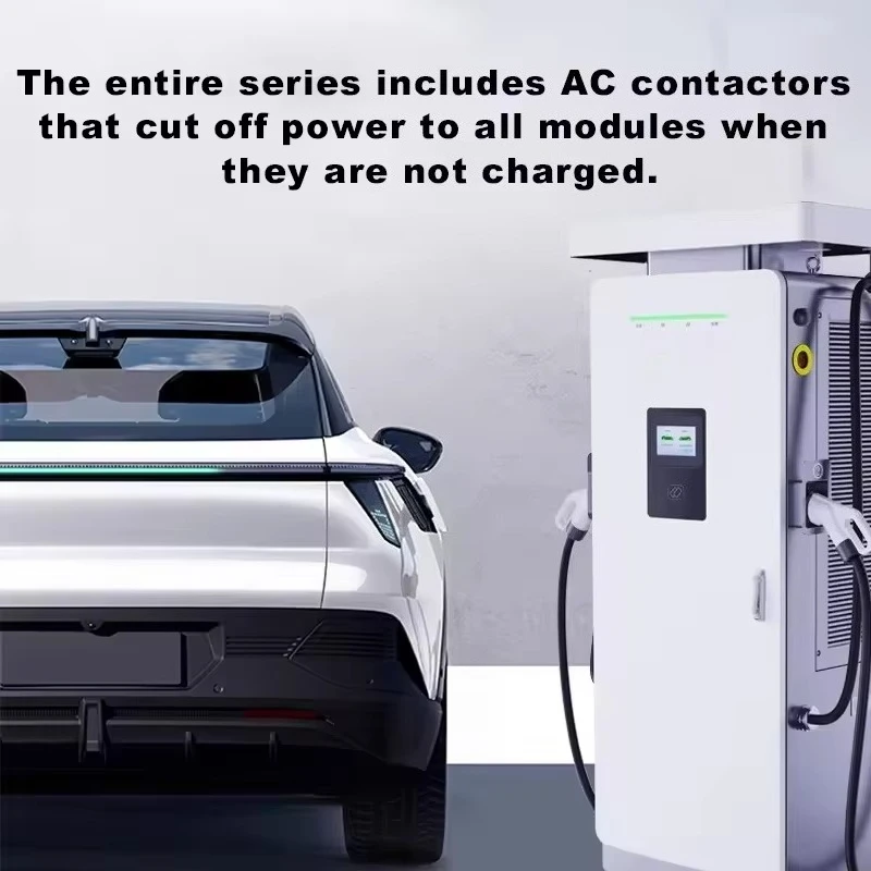 COX Commercial Fast Electric Car Charger DC 30-40KW All-In-One EV Charging Station CAN Hybrid IP54 220V Home Energy Storage