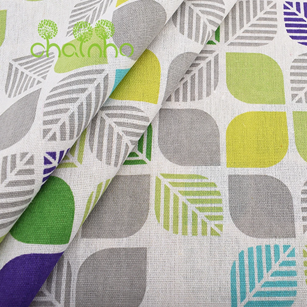 Chainho,Printed Cotton Linen F - Sewing Geotextile Fabric recension och pris