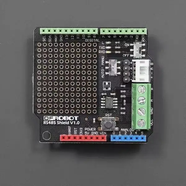 

Плата расширения DFRobot TTL к RS485, модуль последовательного порта UART, совместимый с Arduino с переключателем