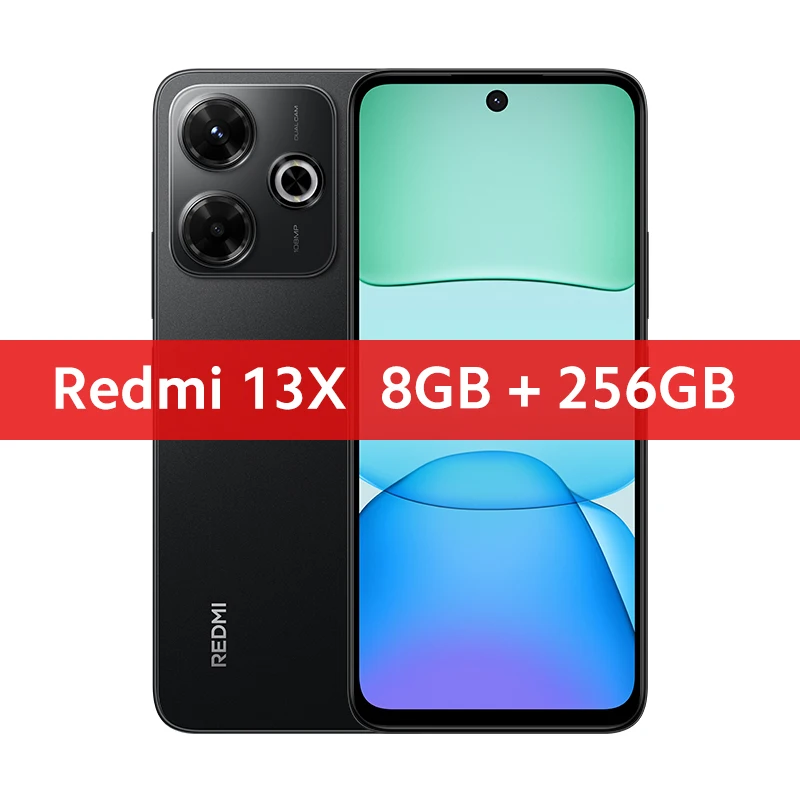 Xiaomi Redmi 13X Smartphone Global Version MTK Helio G91 Ultra 108MP super clear camera 6.79" FHD+ display 33W fast charging