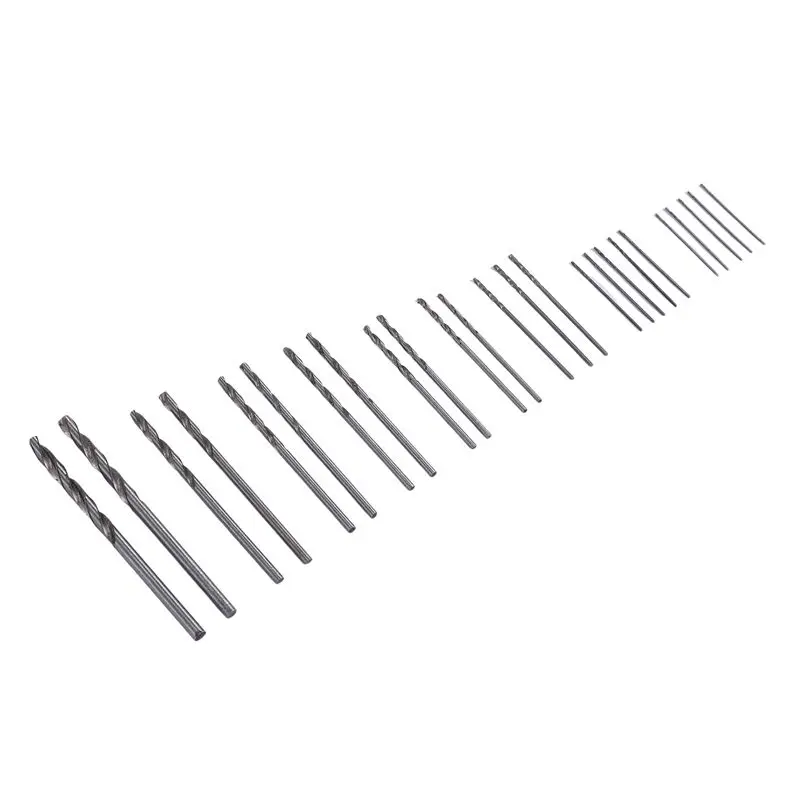 A84X-25Pc 0.5-3.0Mm Set Of Miniature Straight Shank Small Twist Drill Set Bodhi Hole Small Drill Kit