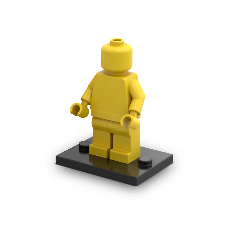 50 Uds. Soporte de figuras de ciudad DIY bloques de construcción MOC accesorios piezas de ladrillos placa Base de 3x4 puntos con soporte de exhibición de 4 perillas 88646